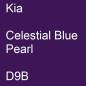 Preview: Kia, Celestial Blue Pearl, D9B.